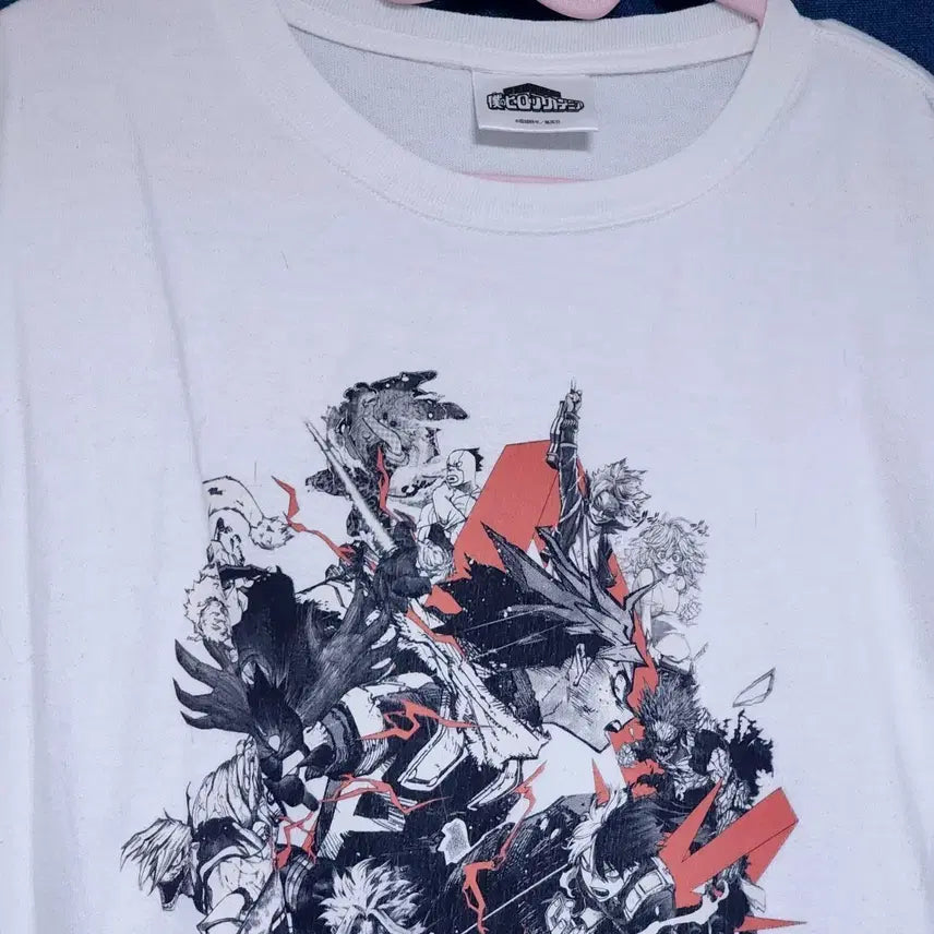 [BUNJANG] My Hero Academia Class A Group T-shirt / 공식 히로아카 티셔츠 1-A 단체