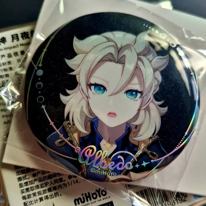 [BUNJANG] Genshin Impact Albedo Blind Badge / 원신 달빔의 서사시 블라인드 알베도 캔뱃지 단품 판매