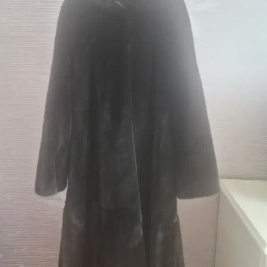 [BUNJANG] Blackgama Hooded Long Coat / 블랙그라마 후드 롱코트