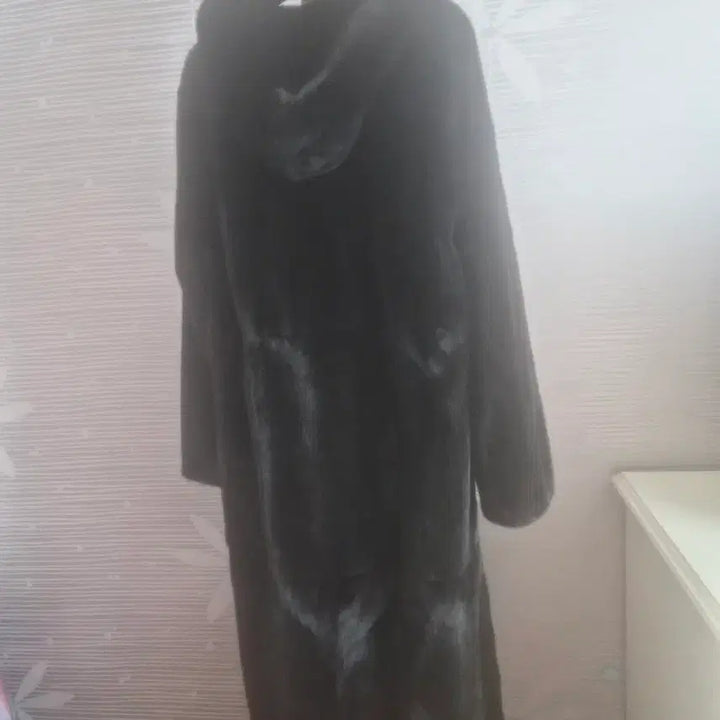 [BUNJANG] Blackgama Hooded Long Coat / 블랙그라마 후드 롱코트