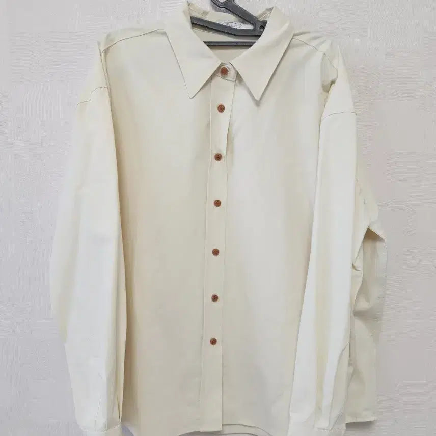 [BUNJANG] UNDERB Hackney Oversized Shirt - Yellow Beige / 언더비 Hackney 오버핏 셔츠 남방 옐로우 베이지