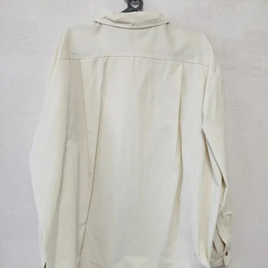 [BUNJANG] UNDERB Hackney Oversized Shirt - Yellow Beige / 언더비 Hackney 오버핏 셔츠 남방 옐로우 베이지