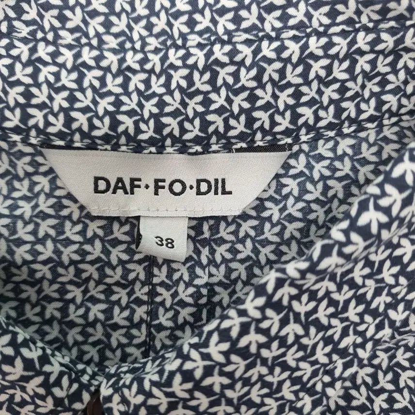 [BUNJANG] DafoDil Pattern Long Sleeve Shirt Women's 66 / 1108.재평 다포딜 패턴 긴팔 셔츠 남방66