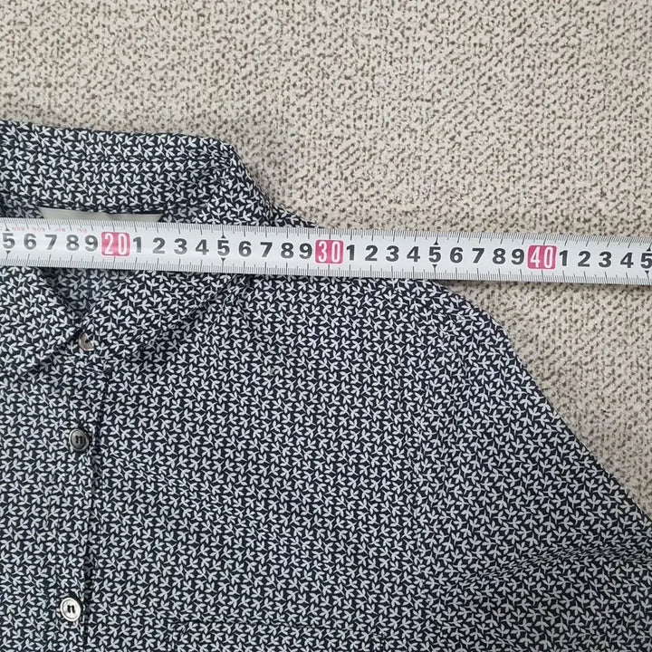 [BUNJANG] DafoDil Pattern Long Sleeve Shirt Women's 66 / 1108.재평 다포딜 패턴 긴팔 셔츠 남방66