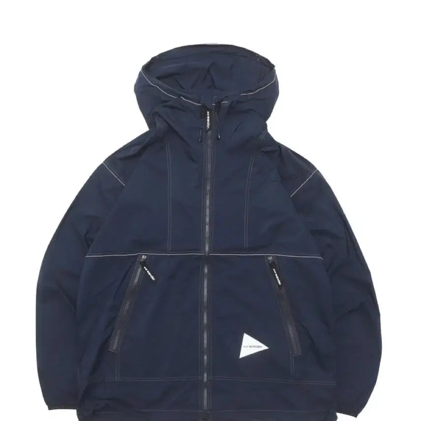 [BUNJANG] And Wander Pertex Wind Jacket Navy L / 앤드원더 퍼텍스 윈드 자켓 네이비 L