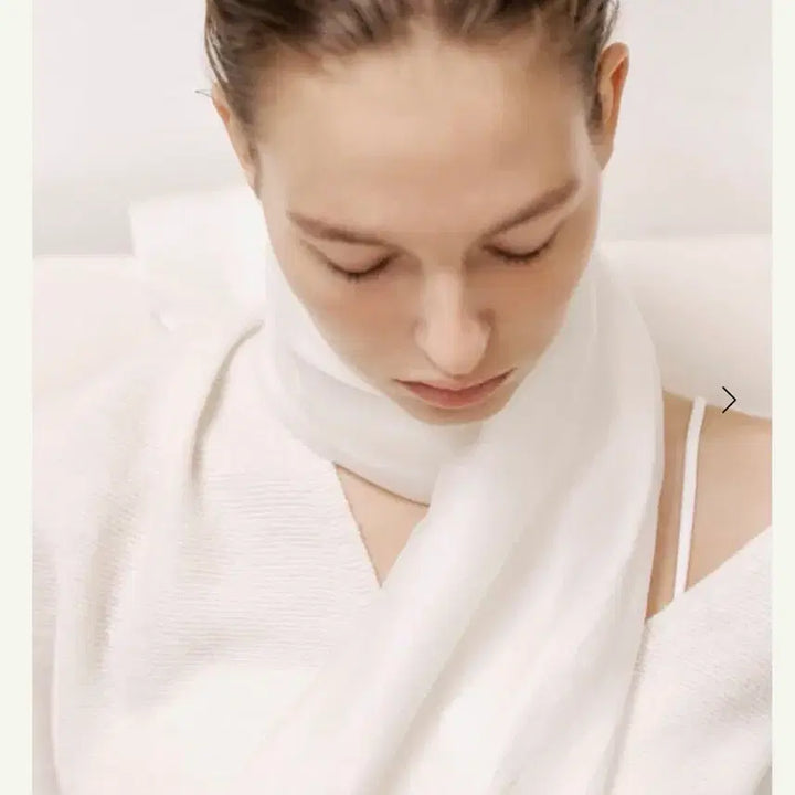 [BUNJANG] SIE Obea Shawl Scarf (Light Cream) / 시에 sie 오베아 숄 스카프 (라이트 크림)