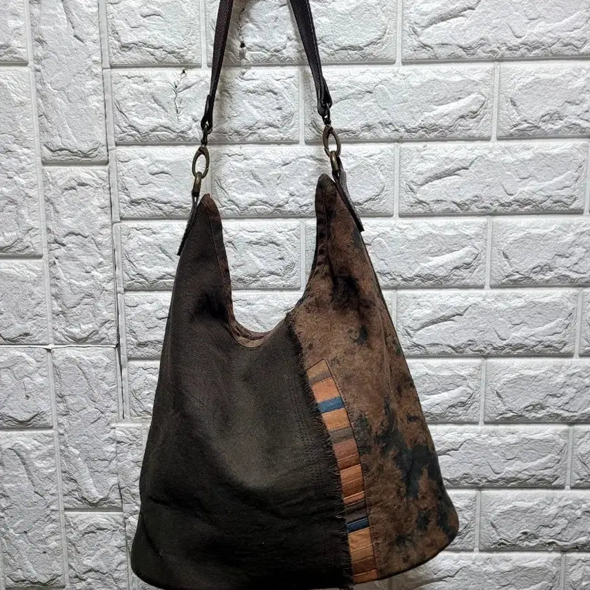 [BUNJANG] Handmade Natural Dye Shoulder Bag / 핸드메이드 천연염색 숄더백