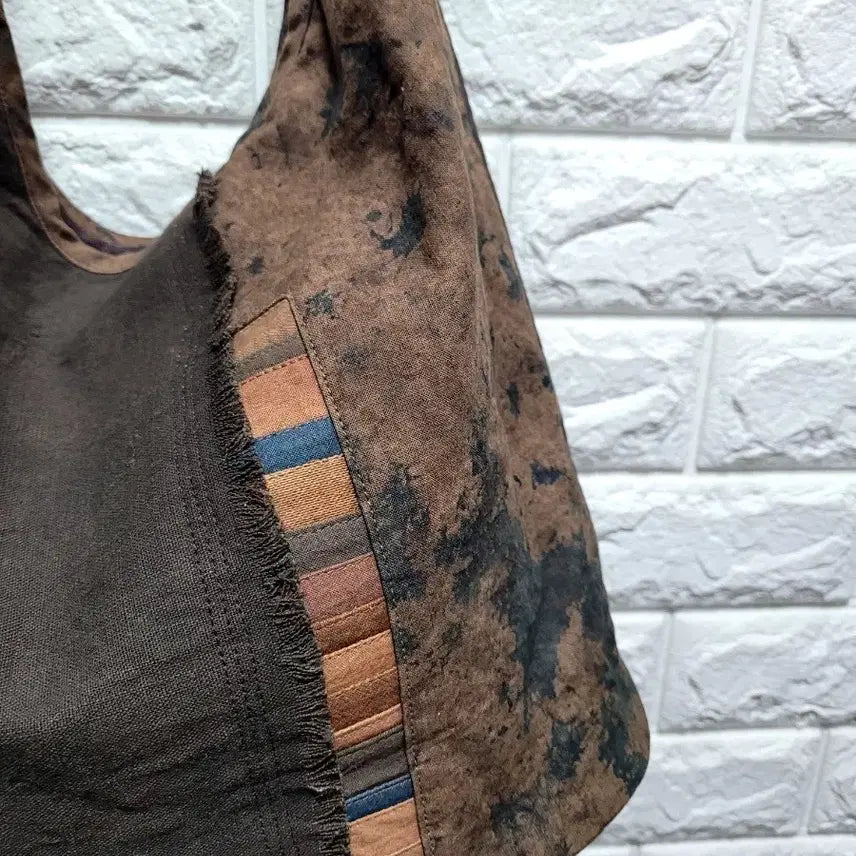 [BUNJANG] Handmade Natural Dye Shoulder Bag / 핸드메이드 천연염색 숄더백