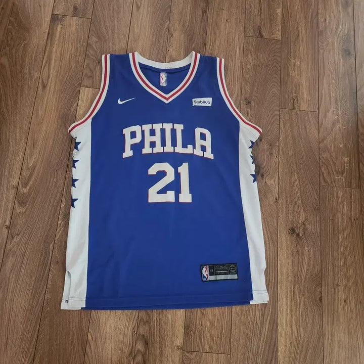 [BUNJANG] Nike NBA Philadelphia 76ers Basketball Jersey / 미국  나이키 NBA 농구유니폼 사이즈 US L