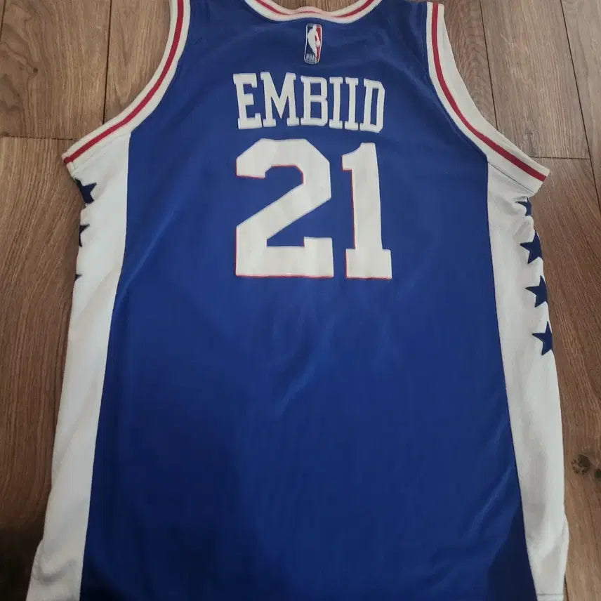 [BUNJANG] Nike NBA Philadelphia 76ers Basketball Jersey / 미국  나이키 NBA 농구유니폼 사이즈 US L