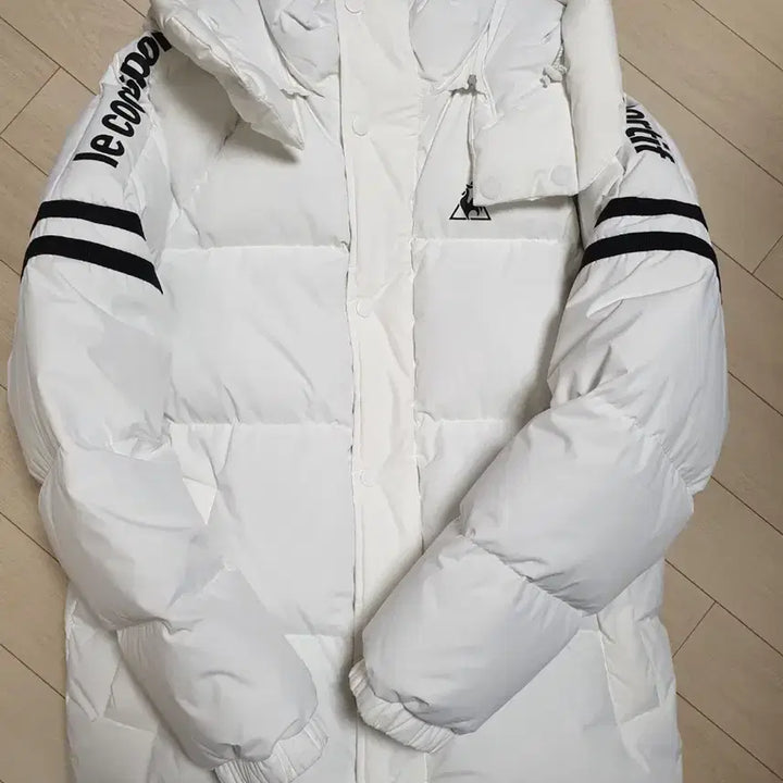 [BUNJANG] Le Coq White Padded Jacket M95 / 르꼬끄 흰색패딩 M95사이즈