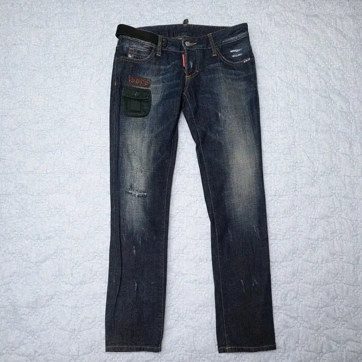 [BUNJANG] Dsquared2 DDC2 Patch Detail Denim Jeans / 디스퀘어드2 DDC2 패치 디스 데님