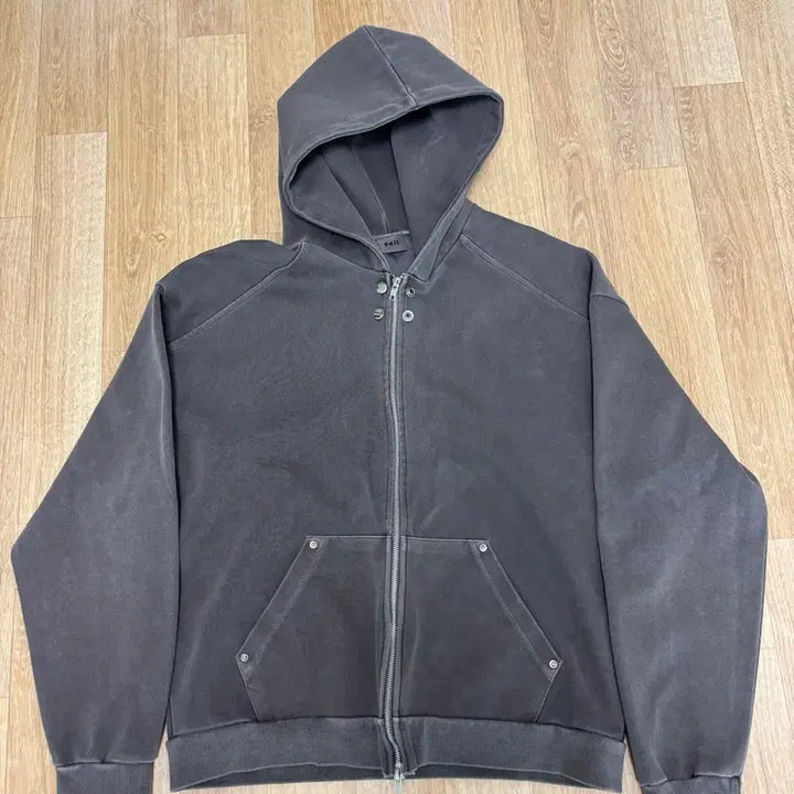 [BUNJANG] Hooded Zip-up Brown / 브라운 워싱 후드집업 판매합니다