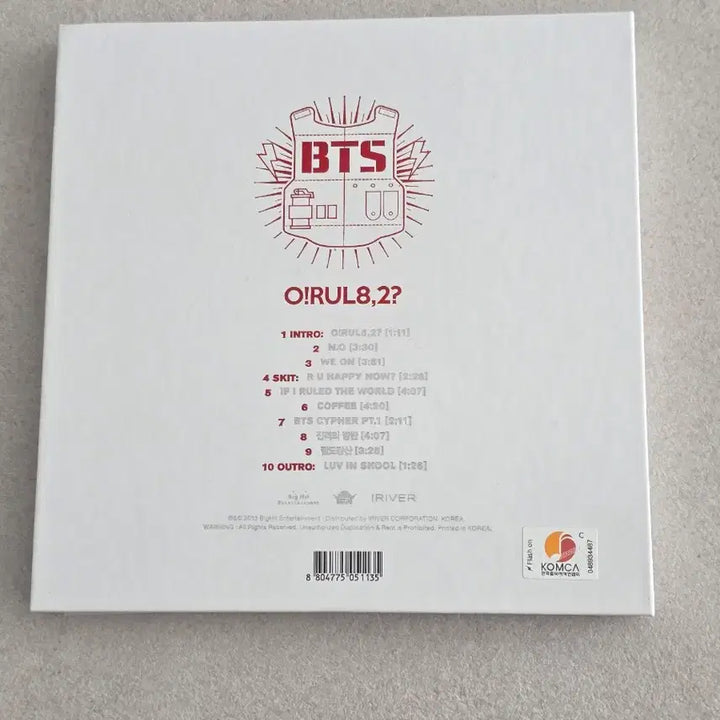 [BUNJANG] BTS O!RUL8,2? Album / 방탄소년단 O!RUL8,2? 앨범