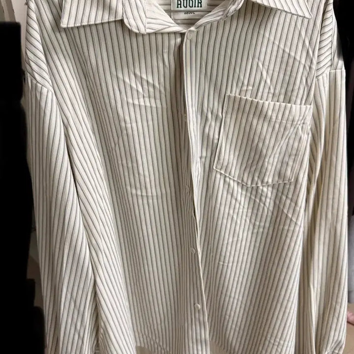 [BUNJANG] Hana By Big Size Shirt Ivory / 하나바이 빅사이즈 셔츠 아이보리