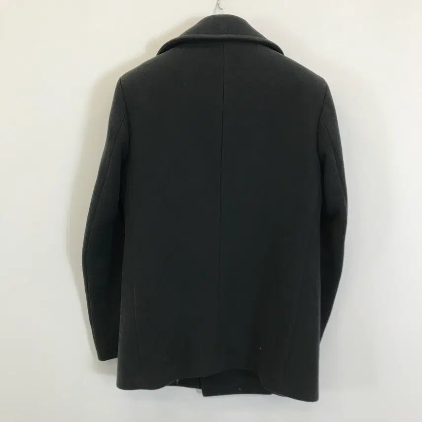 [BUNJANG] Time Homme Gold Button Pea Coat / 타임옴므 금장 피코트 그린 [95]