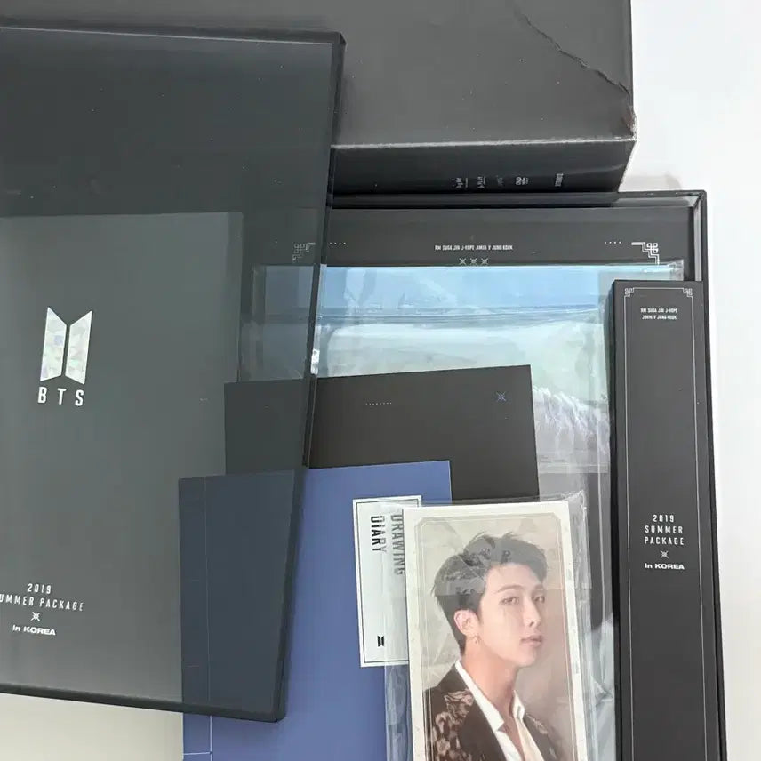 [BUNJANG] BTS Jimin 2019 Summer Package Drawing Book / 방탄 2019 썸패 썸머패키지 드로잉북 지민 양도