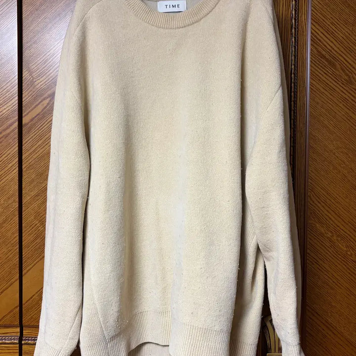 [BUNJANG] Time Homme Wool Blend Boucle Knit Top / 타임옴므 울 블렌드 부클 라운드넥 니트 탑 105사이즈