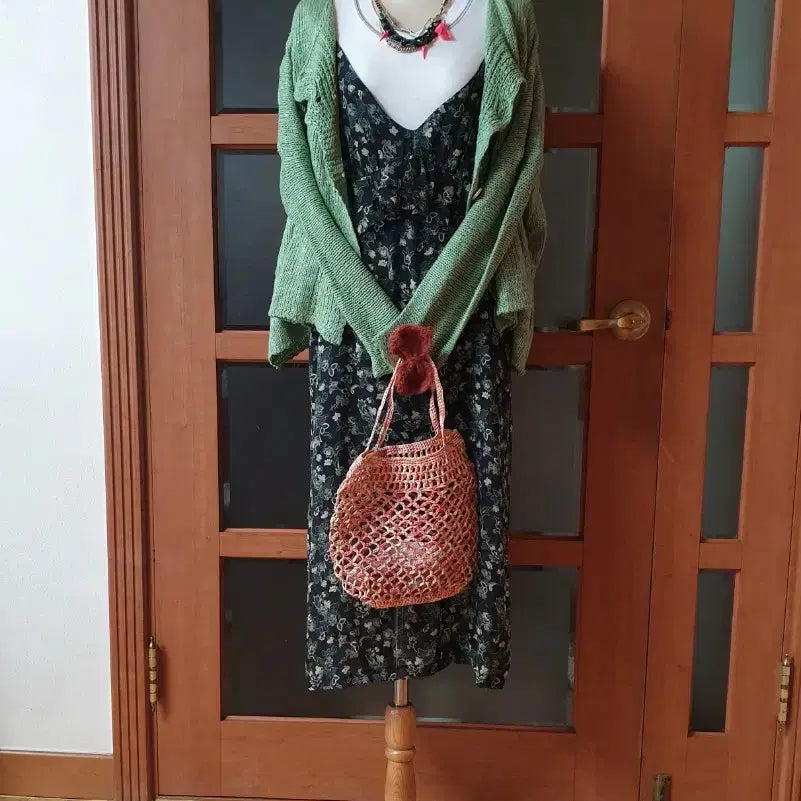 [BUNJANG] Grunge Two-Way Knit Cardigan Mint Green / (새제품)그런지 투웨이 니트&amp;가디건 민트그린