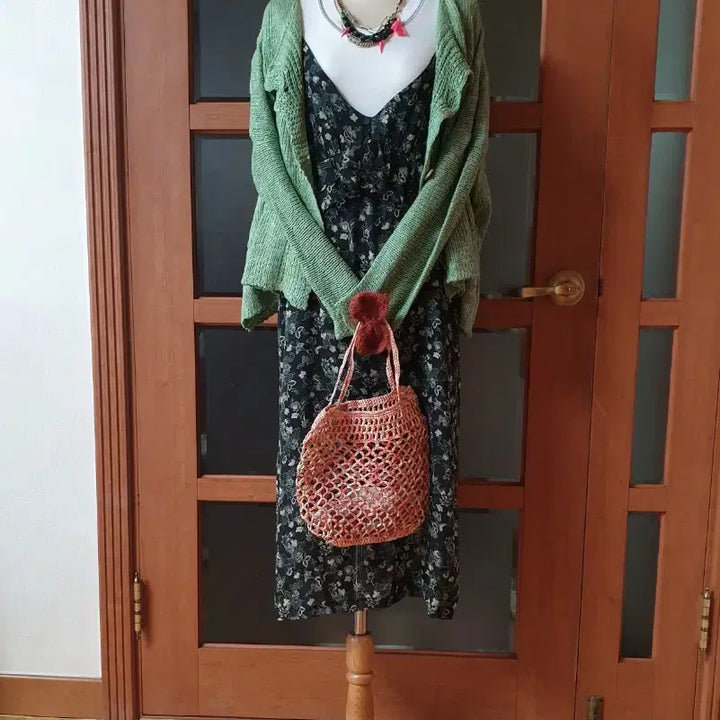 [BUNJANG] Grunge Two-Way Knit Cardigan Mint Green / (새제품)그런지 투웨이 니트&amp;가디건 민트그린