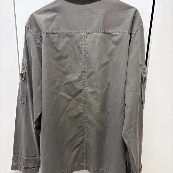 [BUNJANG] Calvin Klein Charcoal Gray Cotton Jacket / 캘빈클라인 차콜 그레이 면 자켓
