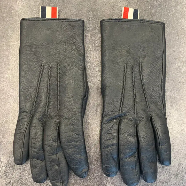 [BUNJANG] Thom Browne Leather Classic Gloves (Lambskin/Cashmere) - Women&