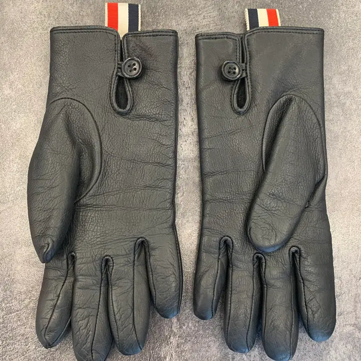 [BUNJANG] Thom Browne Leather Classic Gloves (Lambskin/Cashmere) - Women&