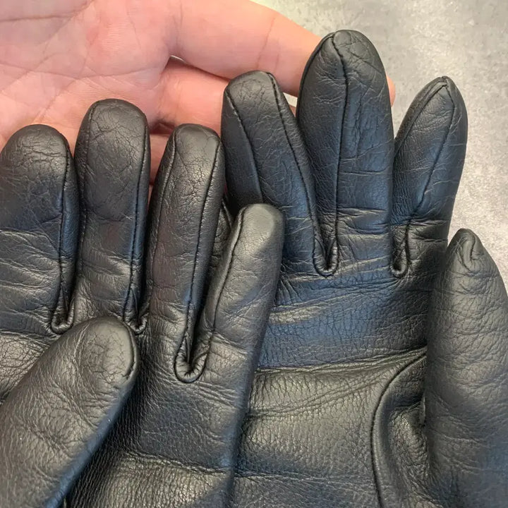 [BUNJANG] Thom Browne Leather Classic Gloves (Lambskin/Cashmere) - Women&