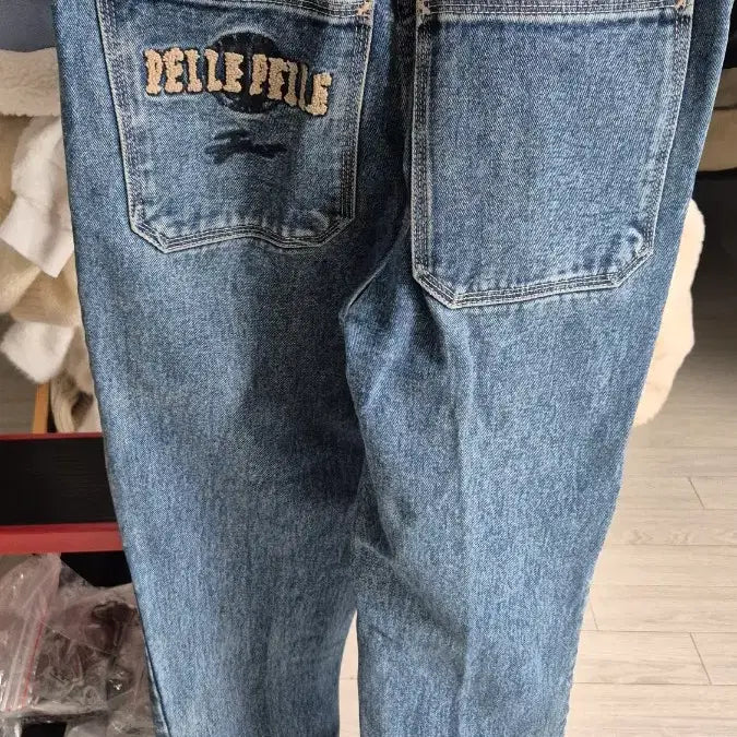 [BUNJANG] Pelle Pelle Denim Wide Leg Jeans / Pelle Pelle 데님 통바지