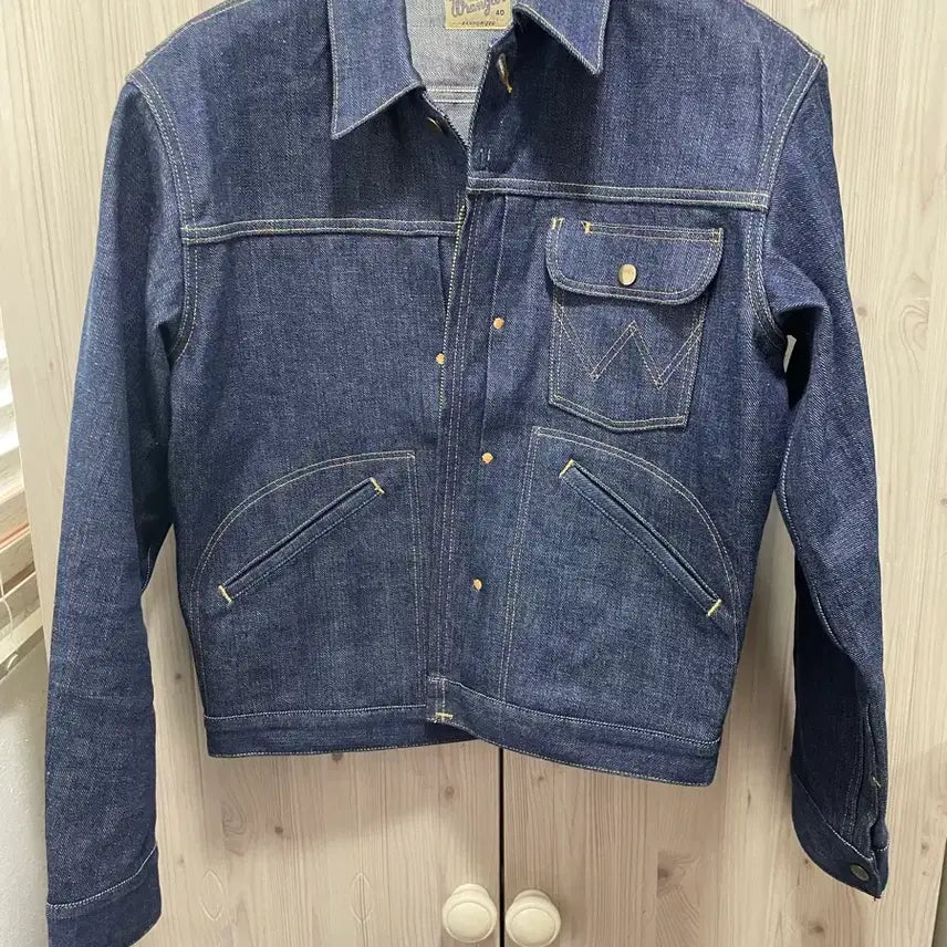 [BUNJANG] Archive 1958 Denim Jacket (Size L) / 랭글러 아카이브 1958 데님 자켓 L