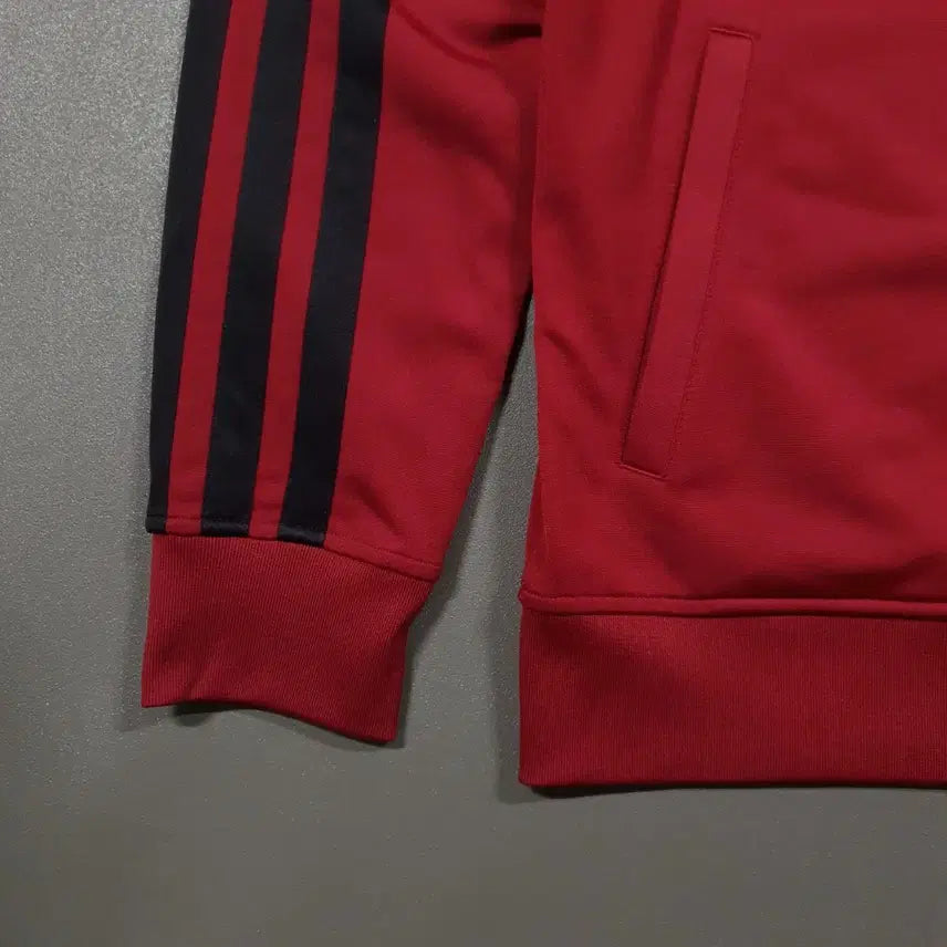 [BUNJANG] Adidas Miami Heat Burgundy Track Top Jersey / 아디다스 희귀 대장급 NBA 마이애미 히트 버건디 트랙탑 볼드 삼선 져지