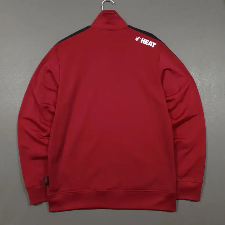 [BUNJANG] Adidas Miami Heat Burgundy Track Top Jersey / 아디다스 희귀 대장급 NBA 마이애미 히트 버건디 트랙탑 볼드 삼선 져지