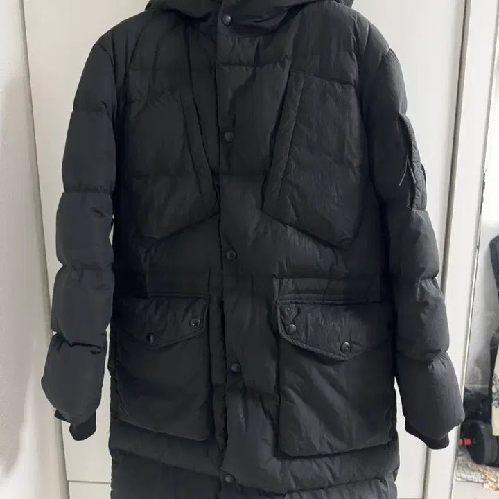 [BUNJANG] CP Company Black Long Down Jacket / cp컴퍼니 블랙 롱패딩, 백화점 상품
