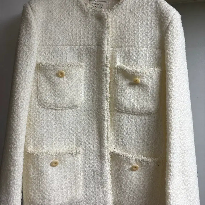 [BUNJANG] Without Summer Pepper Tweed Jacket / 위드아웃썸머 페퍼트위드자켓