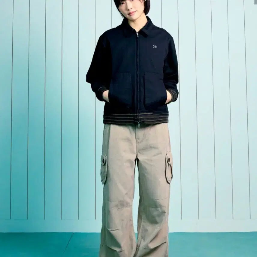 [BUNJANG] The Coldest Moment Mini Logo Pocket Work Jacket / 더콜디스모먼트 워크 자켓