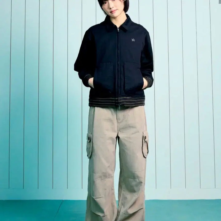 [BUNJANG] The Coldest Moment Mini Logo Pocket Work Jacket / 더콜디스모먼트 워크 자켓