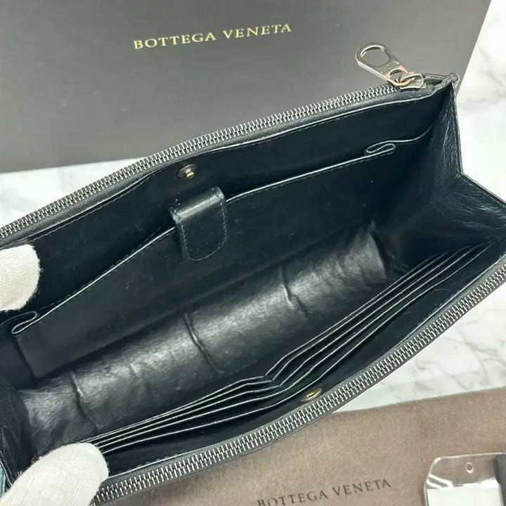 [BUNJANG] Bottega Veneta Intrecciato Weaving Clutch Black / ( 정품 ) 보테가베네타 인트레치아 위빙 클러치 블랙
