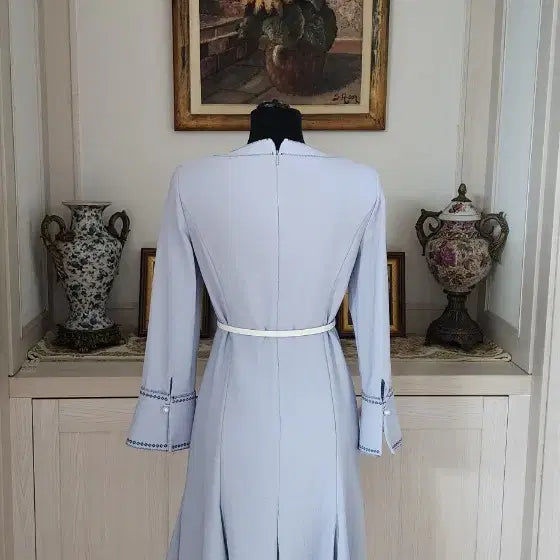 [BUNJANG] Egoist Sky Blue Dress / 에고이스트  하늘색원피스