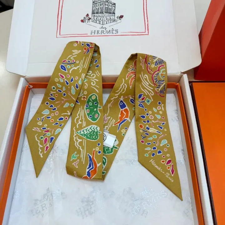 [BUNJANG] Hermes Twilly Scarf / 에르메스 트윌리 스카프 카키