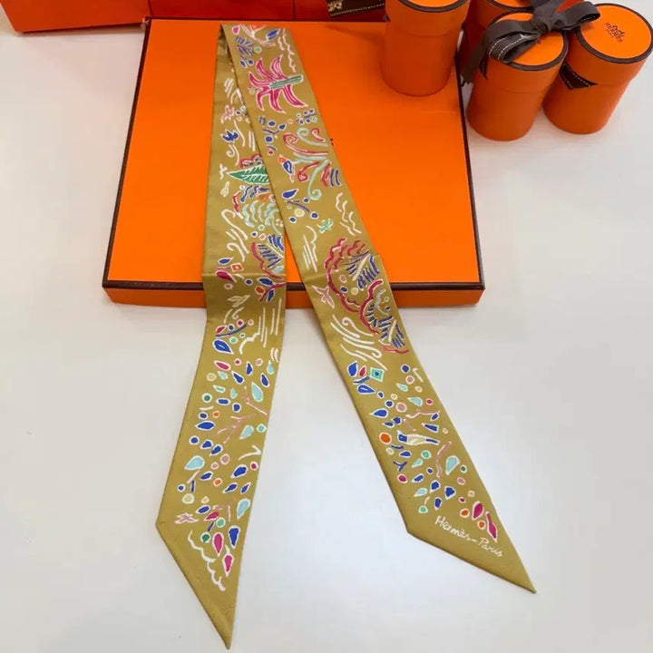 [BUNJANG] Hermes Twilly Scarf / 에르메스 트윌리 스카프 카키