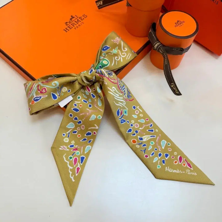 [BUNJANG] Hermes Twilly Scarf / 에르메스 트윌리 스카프 카키