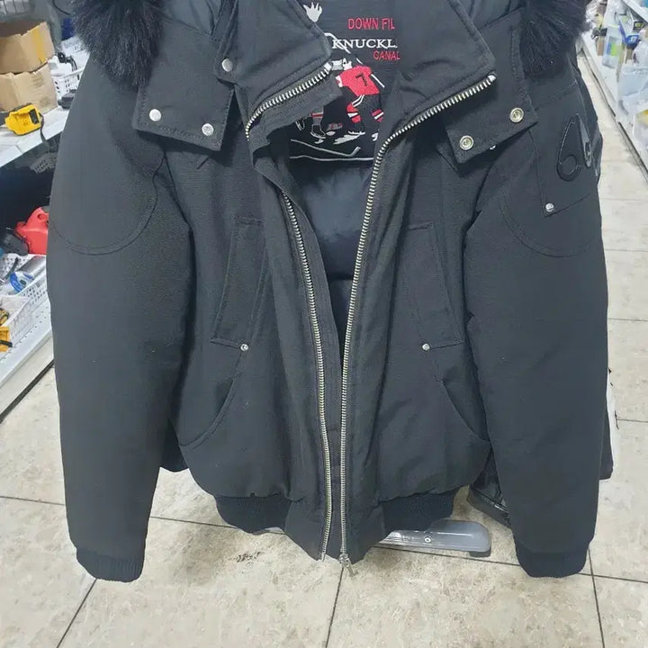 [BUNJANG] Moose Knuckles Black Padded Jacket / 무스너클 블랙 패딩 점퍼