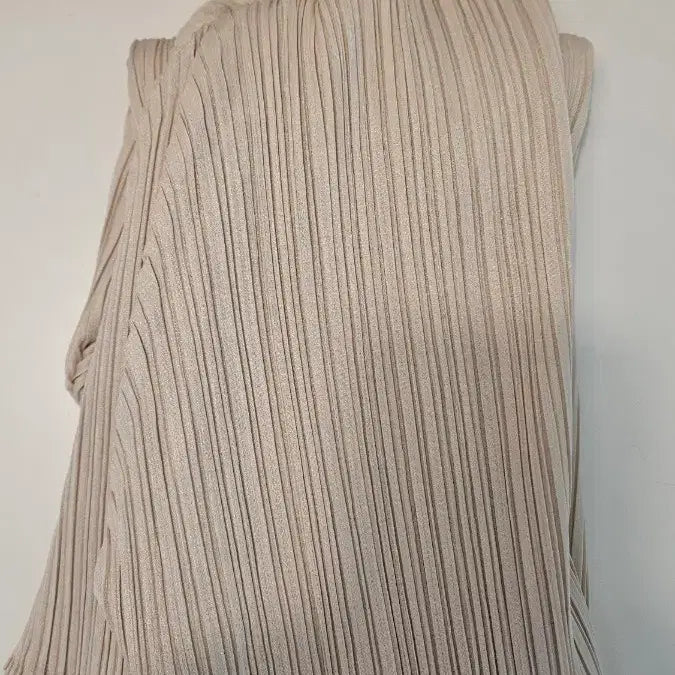 [BUNJANG] Pleats Please July Monthly Tunic Top Light Beige / 플리츠플리즈 먼슬리 7월 반목 튜닉탑 라이트베이지