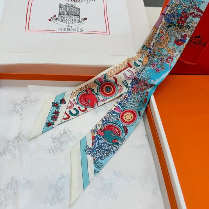 [BUNJANG] Hermes Twilly Silk Scarf / 에르메스 트윌리 스카프