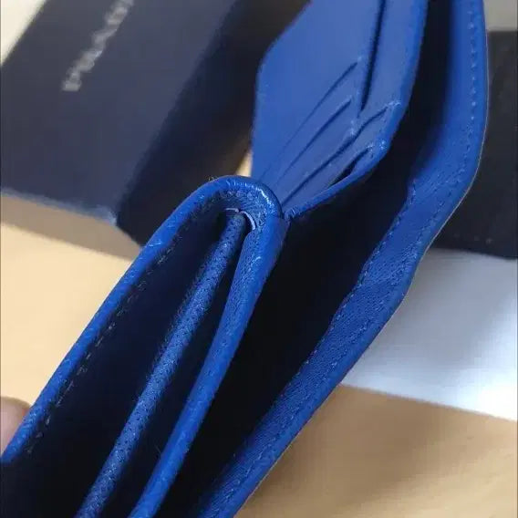 [BUNJANG] Prada Saffiano Wallet / 프라다 사피아노 반지갑/지갑 블루 정품A급(감정O)