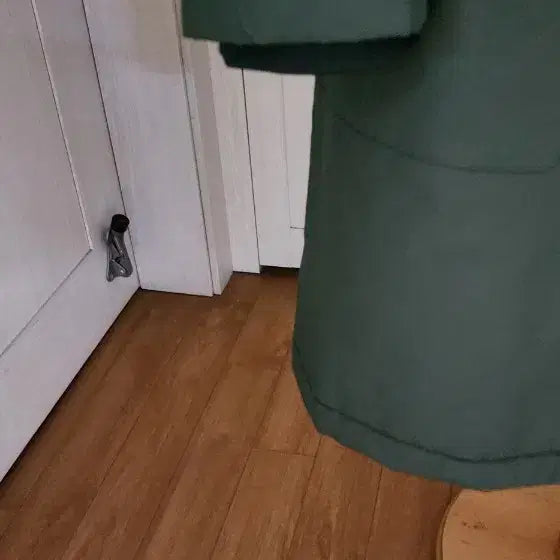 [BUNJANG] Beanpole Khaki Long Bomber Coat / 빈폴  카키색 롱 봄버 코트