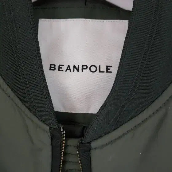 [BUNJANG] Beanpole Khaki Long Bomber Coat / 빈폴  카키색 롱 봄버 코트