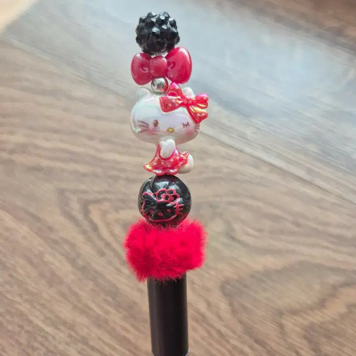 [BUNJANG] DIY Kitty Heart Bead Pen / 키티 하트 비즈 DIY 볼꾸 볼펜