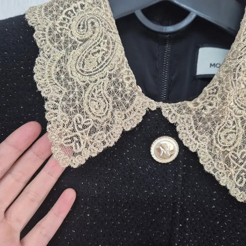 [BUNJANG] MojoSphin Gold Thread Tweed Dress / 모조에스핀 금사 트위드원피스