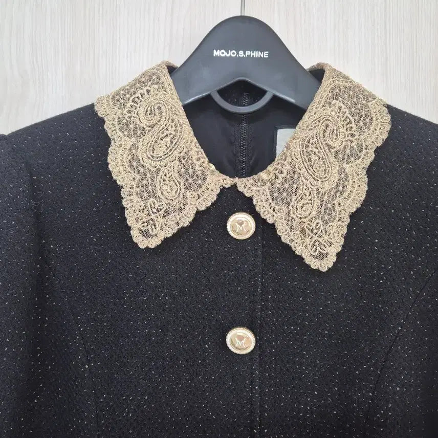 [BUNJANG] MojoSphin Gold Thread Tweed Dress / 모조에스핀 금사 트위드원피스